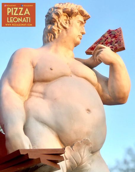 Fat Dave Statue Leonati Catering